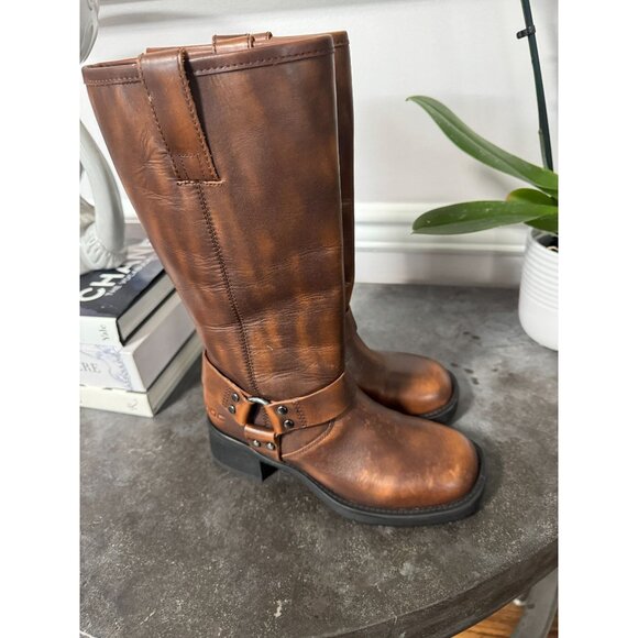ROC Brown Boots Racer Size 37 7 - Picture 6 of 9